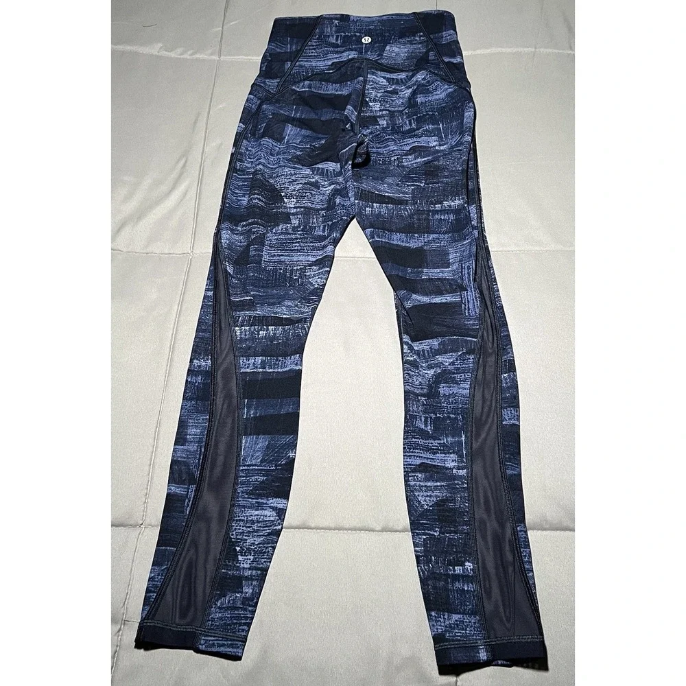 Lululemon Joggers Women Size 4 Multi Midnight Navy Pants Gym Yoga Athleic
